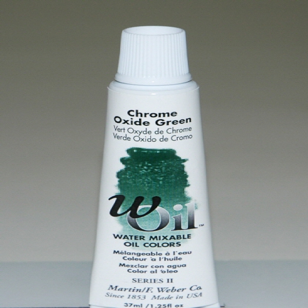 [특가판매]W-Oil (Water Mixable Oil Color) 37ml S2: 7409 Chrome Oxide Green
