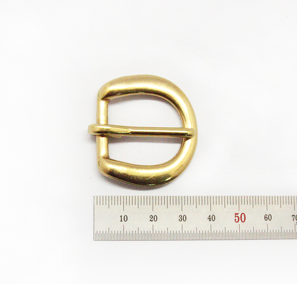 1589-01 Heel-Bar Buckle 3/4`` (1.9 cm) Solid Brass