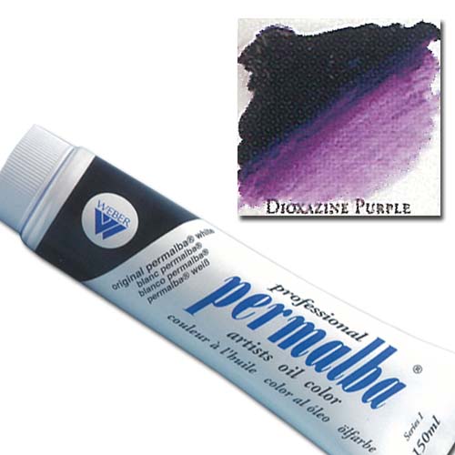 (특가판매)Professional Permalba Oil Colors 150ml - 1217 DIOXAZINE PURPLE