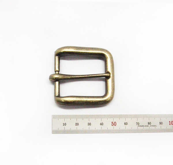 1640-09 Wave Buckle 1-1/4`` (3.2 cm) Solid Antique Brass