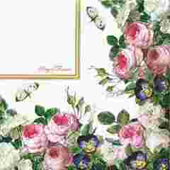 24L010 - Royal Flowers - BlumenPiece 넵킨페이퍼(20매)