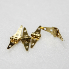 1121-Brass Triangle Hinge 4pc-미니어쳐용