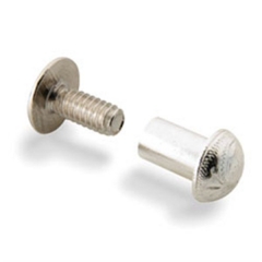 7400-03 Engraved Domed Screw Post 5/16`` Post