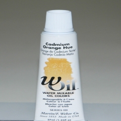 [특가판매]W-Oil (Water Mixable Oil Color) 37ml S3: 7403 Cadmium Orange Hue