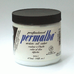 (특가판매)2958-Orignal Permalba Oil Color 473ml-White