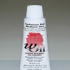 [특가판매]W-Oil (Water Mixable Oil Color) 37ml S3: 7405 Cadmium Red Medium Hue