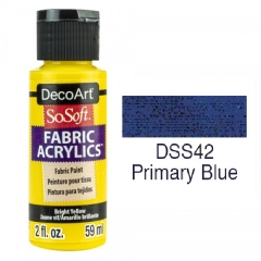 SoSoft Fabric Color-2oz(59ml)-DSS42-PRIMARY BLUE