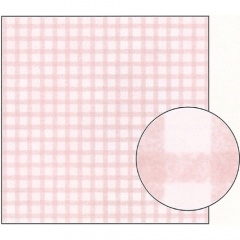 Petterned Paper:PA-0046 Pink Gingham[특가판매]