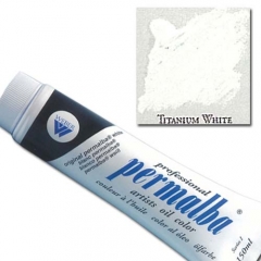 (특가판매)Professional Permalba Oil Colors 150ml - 1253 TITANIUM WHITE