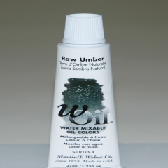 [특가판매]W-Oil (Water Mixable Oil Color) 37ml S1: 7427 Raw Umber