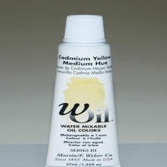 [특가판매]W-Oil (Water Mixable Oil Color) 37ml S3: 7407 Cadmium Yellow Medium Hue