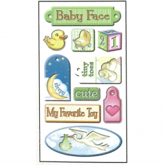 Puffy Stickers:ST-0615 Welcome Baby[특가판매]