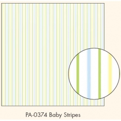 Vellum(반투명지) PA-0374 Baby Stripes[특가판매]