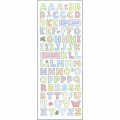 스티커:ST-0060 Fabric Alphabet[특가판매]