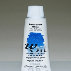 [특가판매]W-Oil (Water Mixable Oil Color) 37ml S2: 7425 Prussian Blue