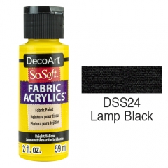 SoSoft Fabric Color-2oz(59ml)-DSS24-Lamp Black
