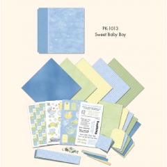 8 x 8 Complete Scrapbook Kit:PK-1013 Sweet Baby Boy[특가판매]