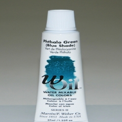 [특가판매]W-Oil (Water Mixable Oil Color) 37ml S2: 7423 Phthalo Green(Blue Shade)