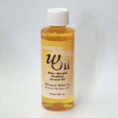[특가판매]7475 W-Oil (Water Mixable Oil Color) Linseed Oil-4 oz (118ml)