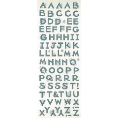 Embossed Stickers:ST-0948 Snow day alpha pet[특가판매]