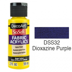 SoSoft Fabric Color-2oz(59ml)-DSS32-Dioxazine Purple