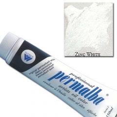 (특가판매)Professional Permalba Oil Colors 150ml - 1262 ZINC WHITE
