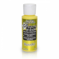 Glamour Dust Glitter Paints-DGD15  Lemon Drop-2oz(59ml)
