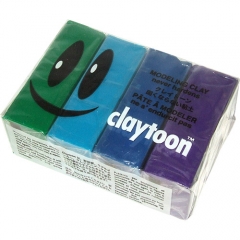 [특가판매]Claytoon 4 Color Set 1LB(453g)-Cool