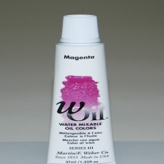 [특가판매]W-Oil (Water Mixable Oil Color) 37ml S3: 7414 Magenta