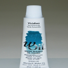 [특가판매]W-Oil (Water Mixable Oil Color) 37ml S3: 7431-Viridian