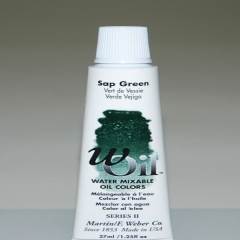 [특가판매]W-Oil (Water Mixable Oil Color) 37ml S2: 7428 Sap Green