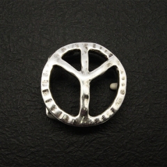 1770-26 Peace Sign Trophy Buckle 1-1-2``