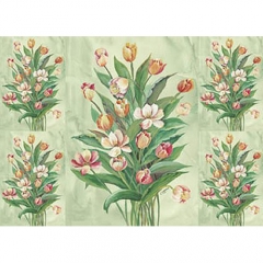 RS648 Hand Painted Tulips(50*70cm) - 075
