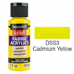 SoSoft Fabric Color-2oz(59ml)-DSS03-CADMIUM YELLOW