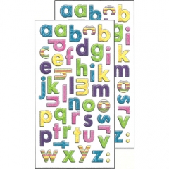 Puffy Alphabet Stickers:ST-0630 Chunky Lowercase Brights[특가판매]