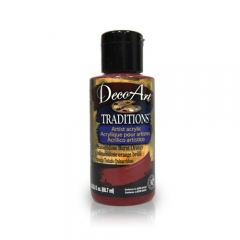 DecoArt Traditions Acrylic Paint-DAT53: Quinacridone Burnt Orange-3oz(90ml)