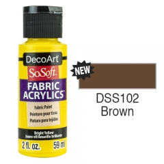 SoSoft Fabric Color-2oz(59ml)-DSS102-Brown