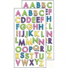 Puffy Alphabet Stickers:ST-0629 Chunky Uppercase Brights[특가판매]