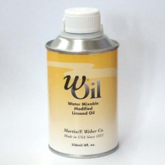[특가판매]7476 W-Oil (Water Mixable Oil Color) Linseed Oil-8 oz (236ml)