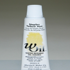 [특가판매]W-Oil (Water Mixable Oil Color) 37ml S2: 7416 Naples Yellow Hue