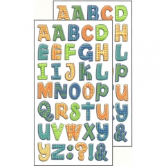 Puffy Alphabet Stickers:ST-0625 Fun Uppercase Brights[특가판매]