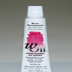 [특가판매]W-Oil (Water Mixable Oil Color) 37ml S3: 7420 Permanent Rose