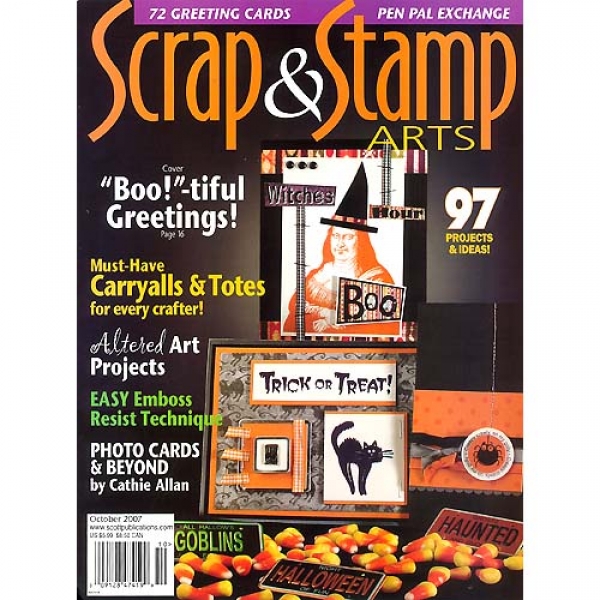 Scrap & Stamp Arts October 2007[특가판매]