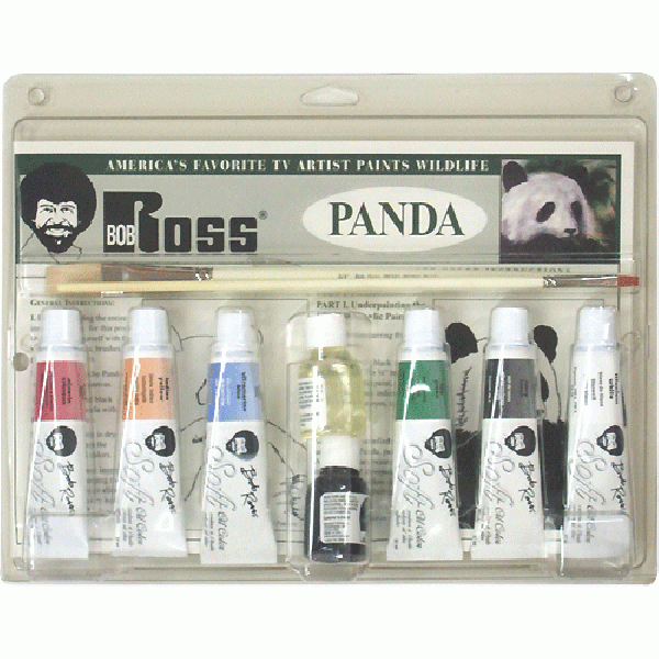 [특가판매]R6472-Bob Ross Wildlife Painting Sets-Panda