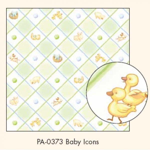 Vellum(반투명지) PA-0373 Baby Icons[특가판매]